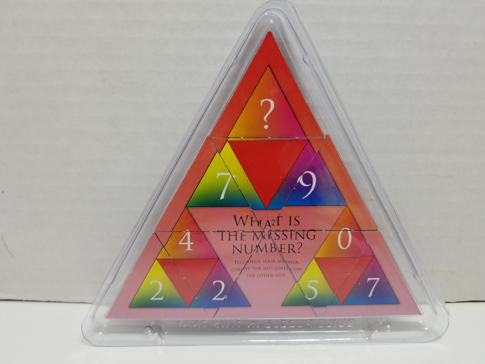Math Pyramid Educational Puzzles Logic Skill Development Garlic Press Complete