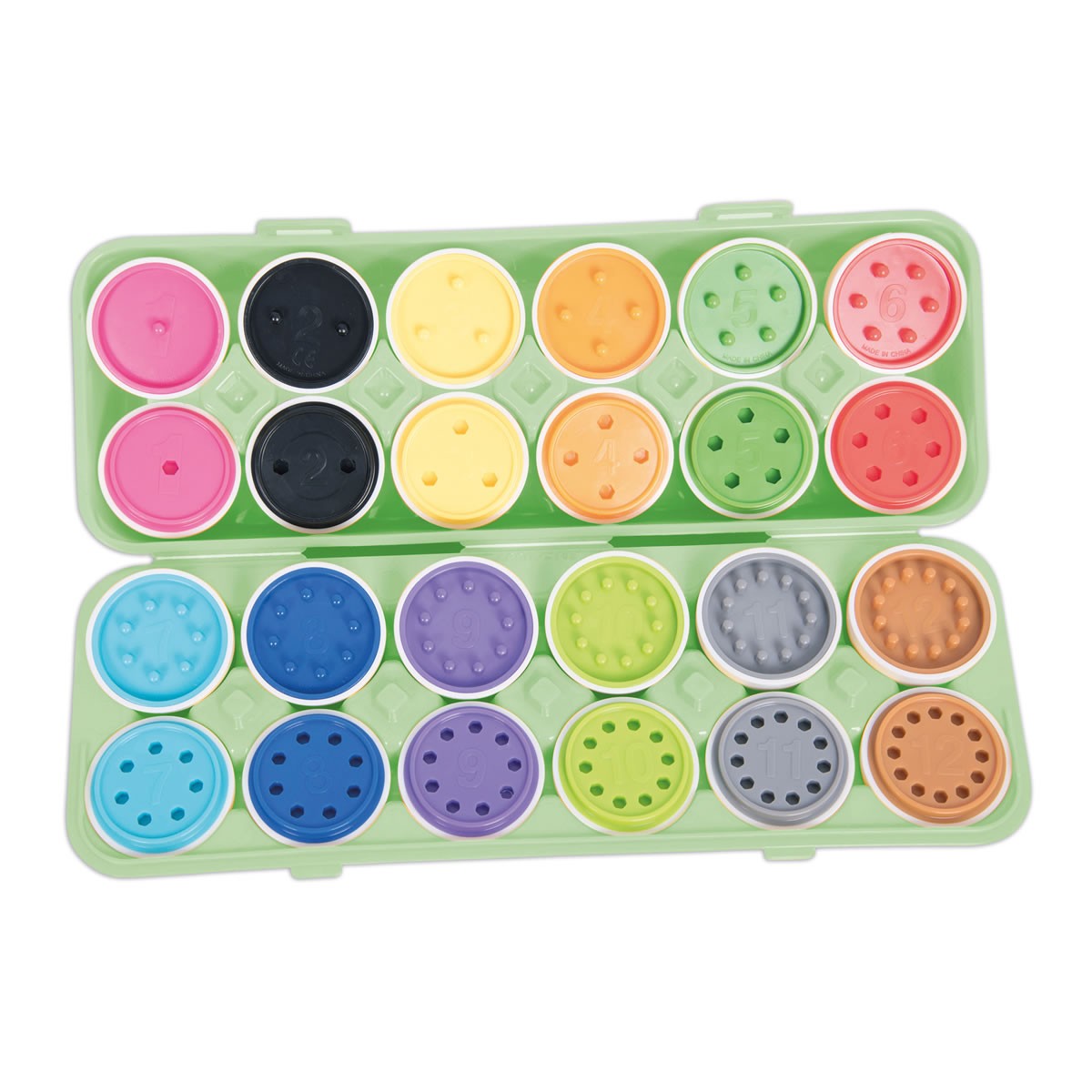 Learning Advantage Toddler Brightly Colored Count and Match Eggs