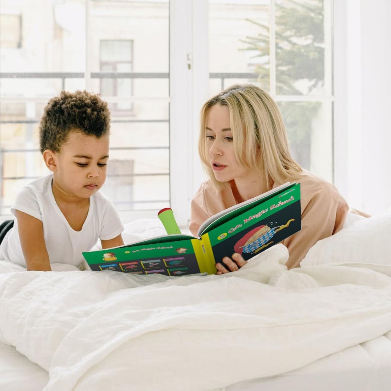 Ophaya Touch and Talk Educational toys w/ 8 Bilingual Books with Over 33 Themes