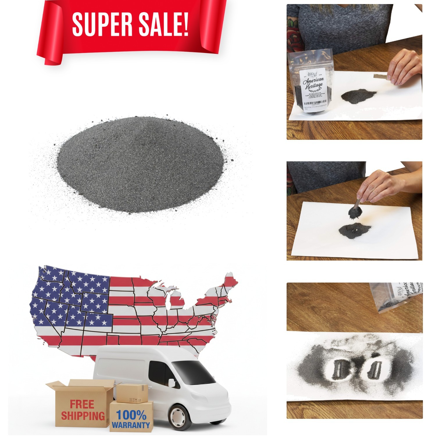 Safe 1 LB Pure Iron Filings for Magnetism Experiments – Teacher’s Essential Tool