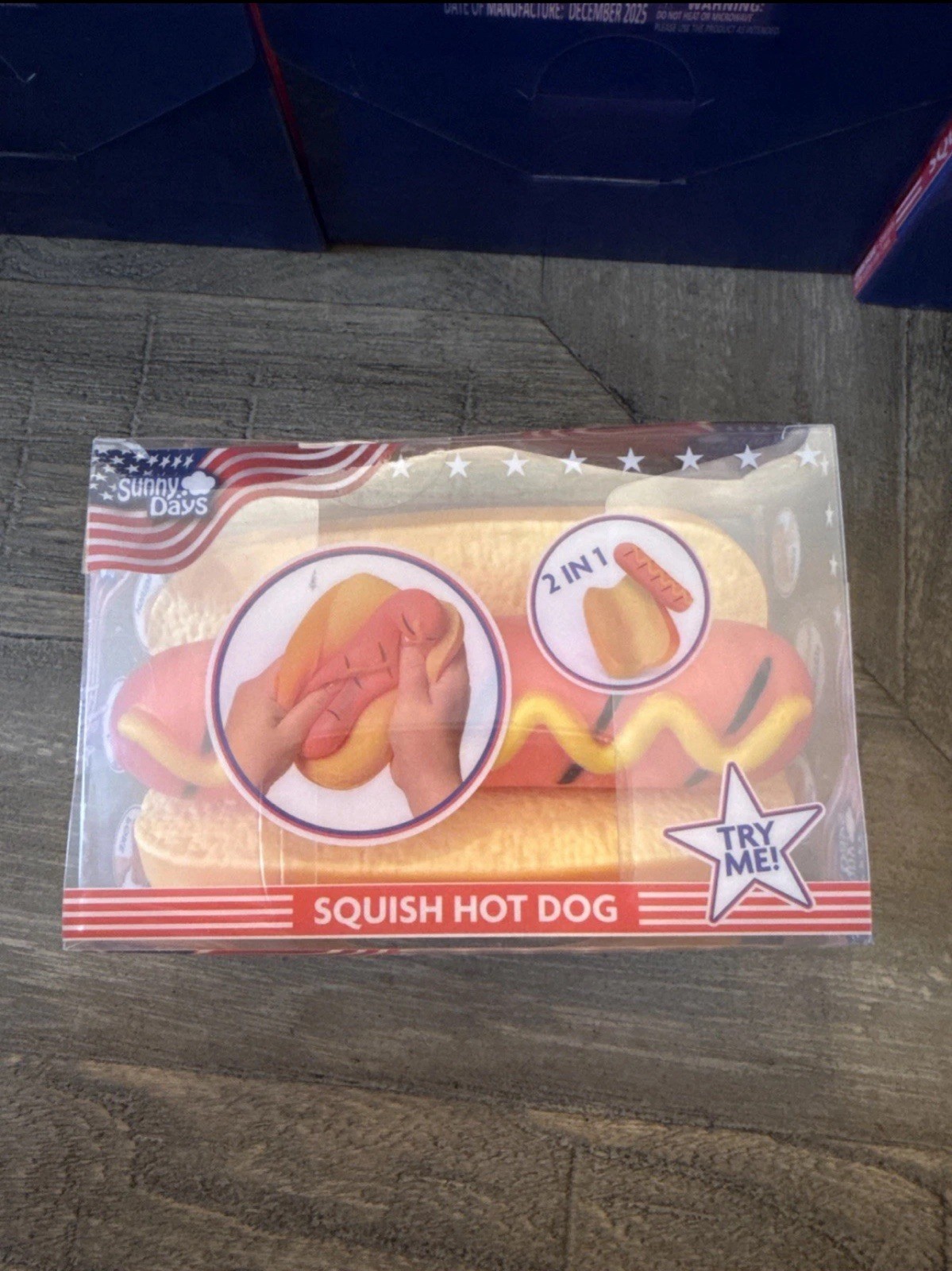 Toymendous Sunny Days Jumbo Hot Dog Squish Viral Summer Squishy Toy New 2026