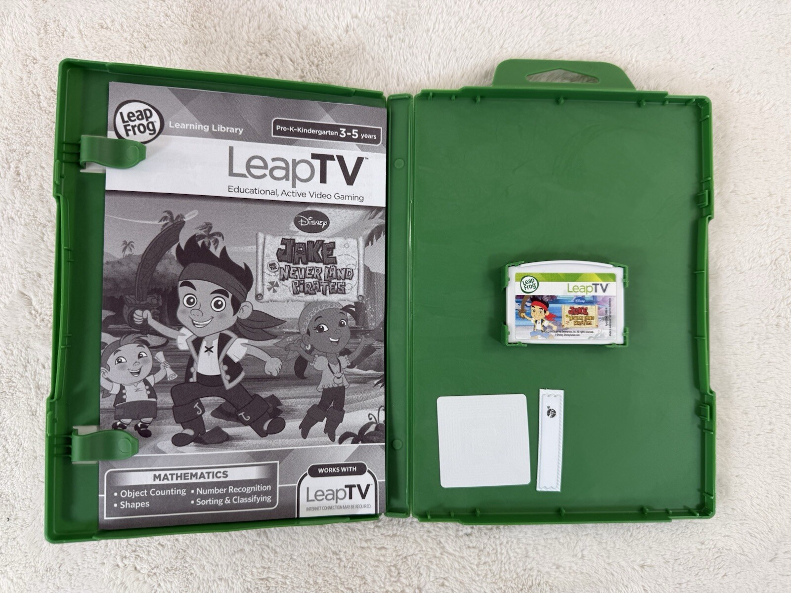 Leap Frog Learning Game Jake & The Neverland Pirates Age 3-5 LeapTV Mathematics