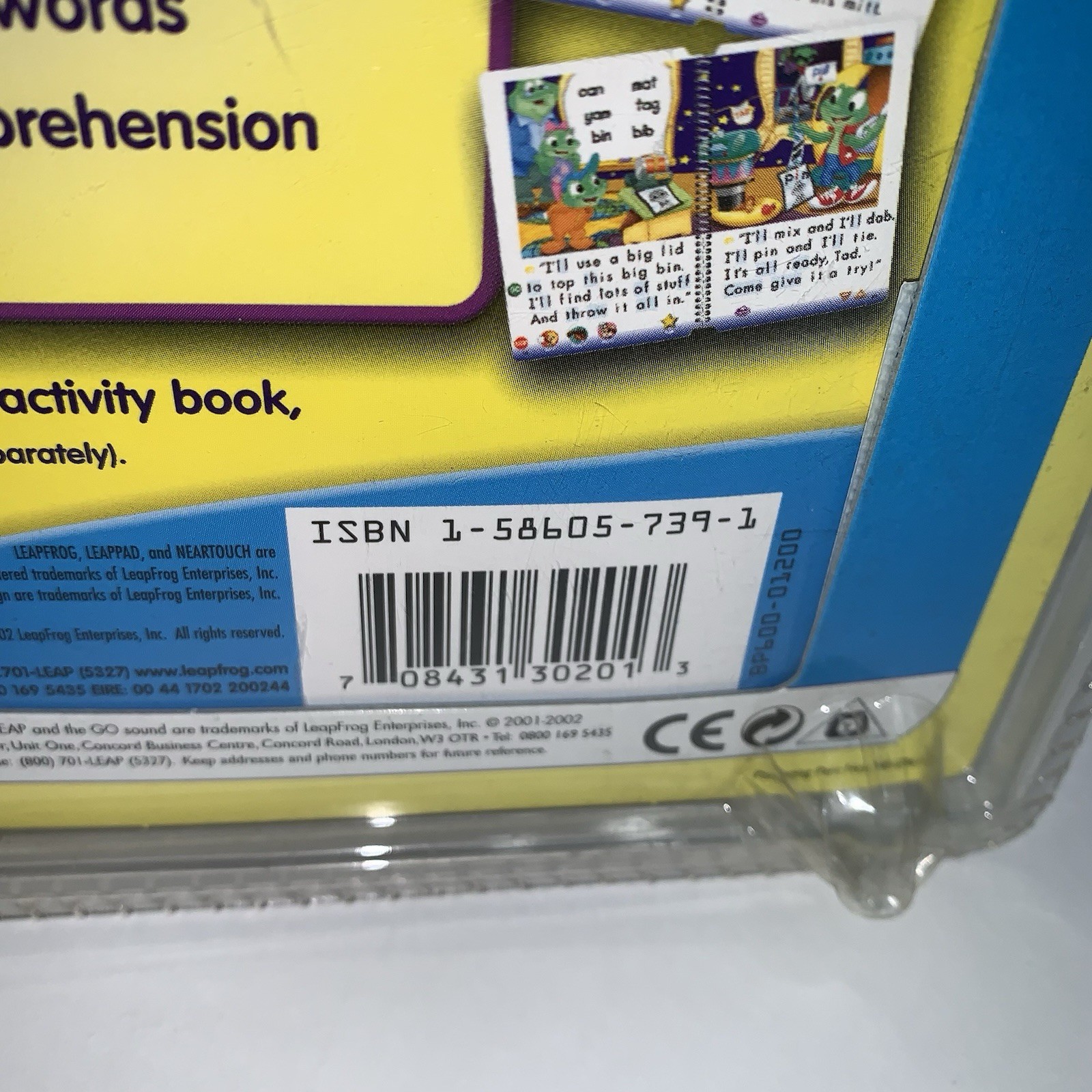 LeapFrog Leap Pad LeapPad Tad’s Good Night Phonics 2-Game & Book