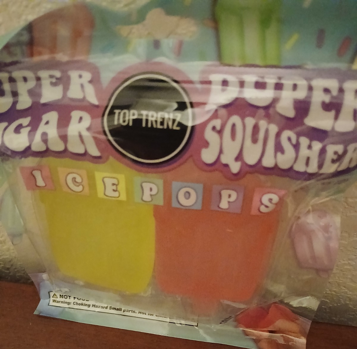 Super Duper Sugar Squisher Mini Ice Pops 2 Pack Brand New