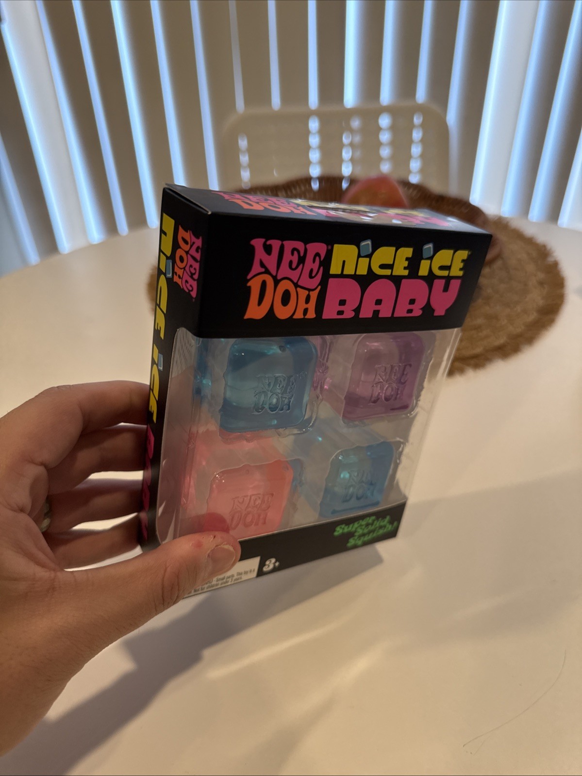 🔥NeeDoh Nice ICE Baby 4 pack, Set of 4 Nee Doh Mini Nice Cube BRAND NEW SEALED