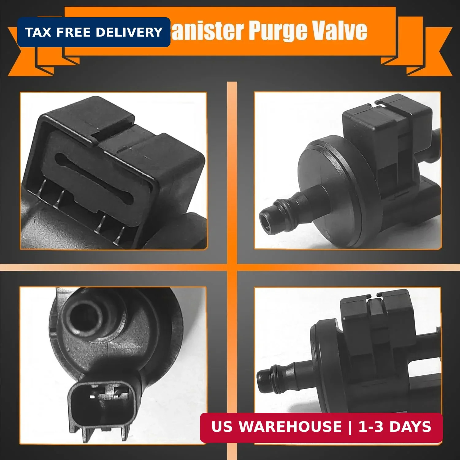 CU5A9G866AA Vapor Canister Purge Valve Solenoid Fit for Lincoln MKZ 2013-2016, f