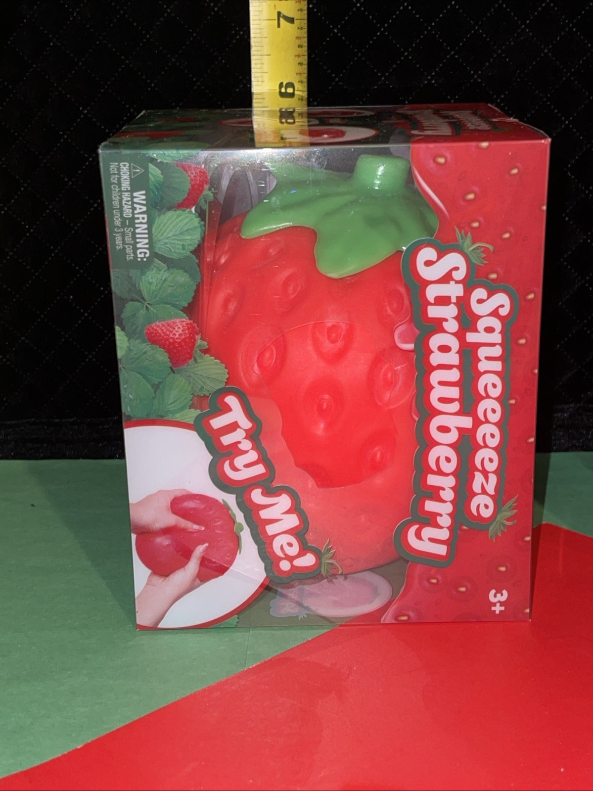 Big Squishy Squeeezy Strawberry Squishy Toy Sensory Sunny Days Lot Of 2