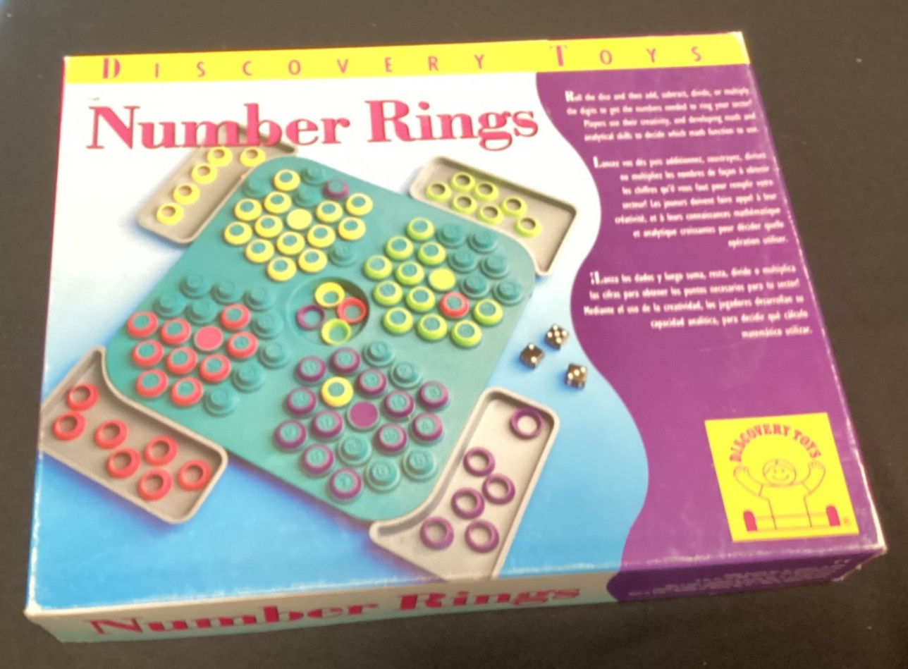 Discovery Toys Number Rings Game Thinking Math Social Skill Learning Educational