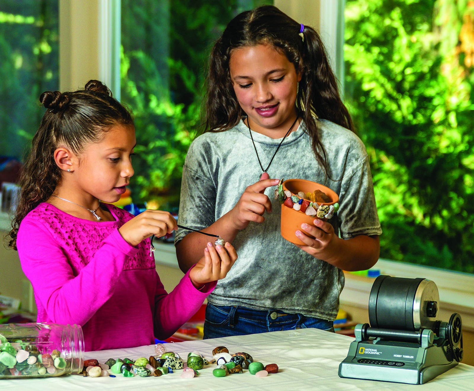 Blue Marble National Geographic Hobby Rock Tumbler Kit – Rock Polisher For Kids