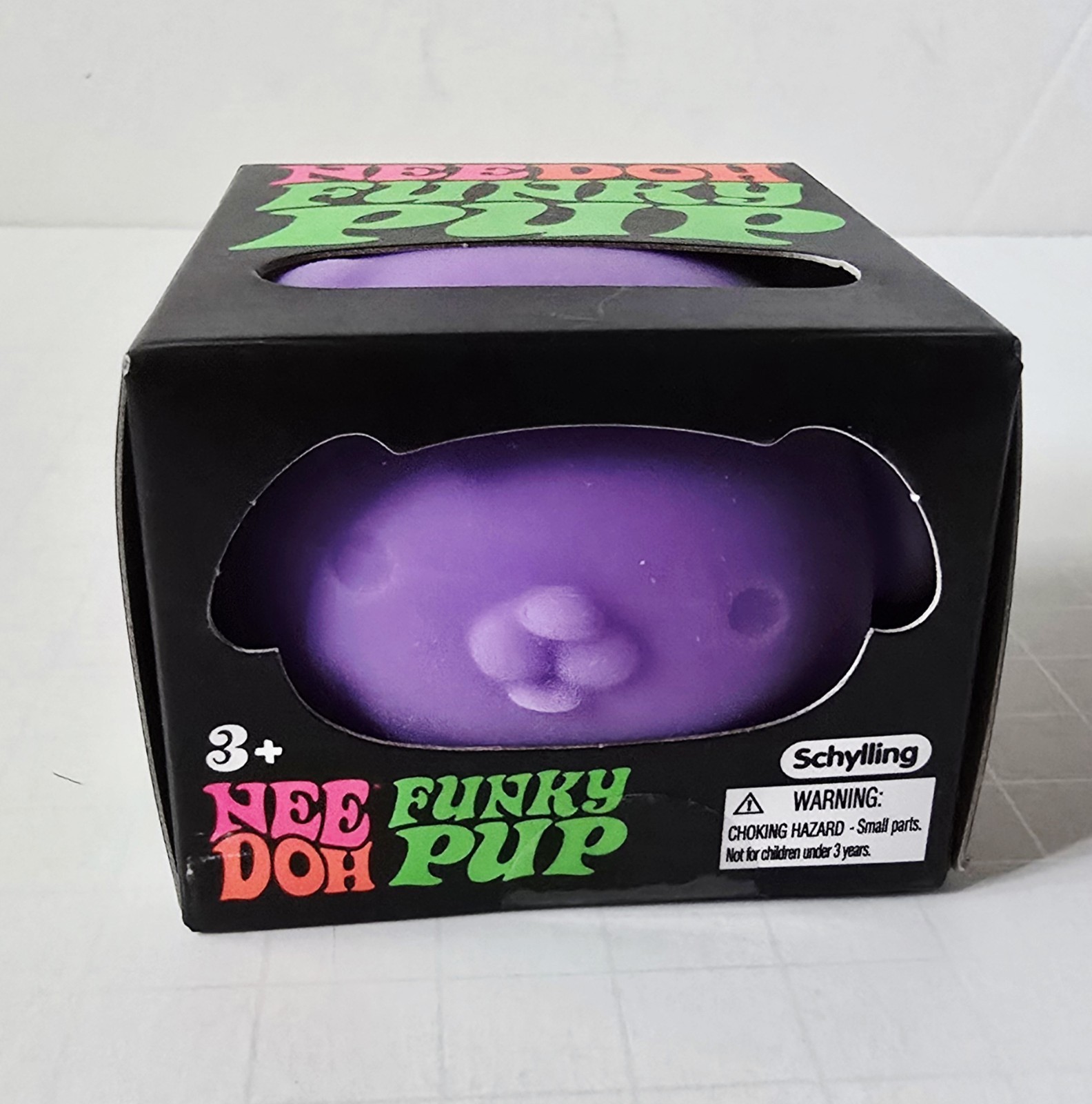 Needoh Funky Pup Lot Of 4 Teal Pink Purple New In Box Nee Doh