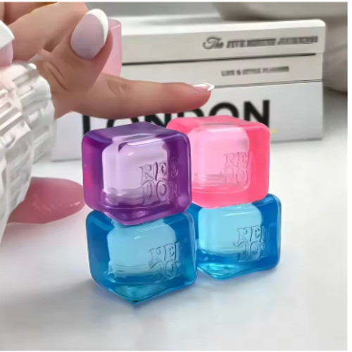 Needoh Nice Ice Baby 4 Pack Mini Cubes Squishy Stress Fidget Toy Authentic