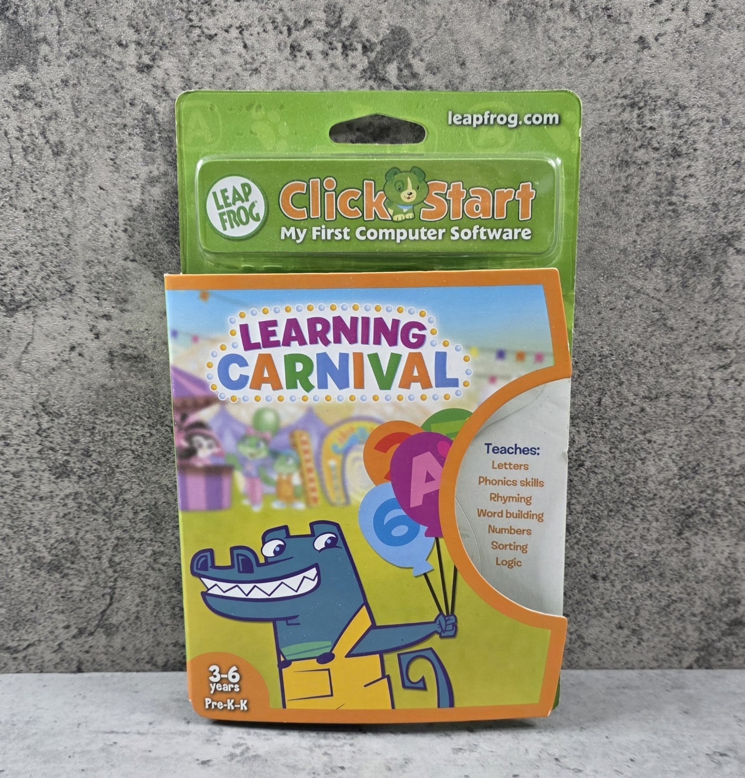 LeapFrog Click Start LEARNING CARNIVAL Game Cartridge Pre-K to K NEW Sealed