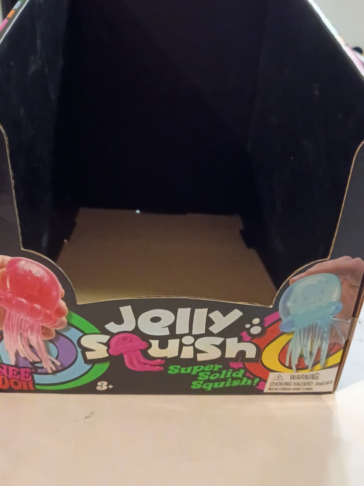 Needoh Jelly squish Jellyfish Case Display Storage Box Only