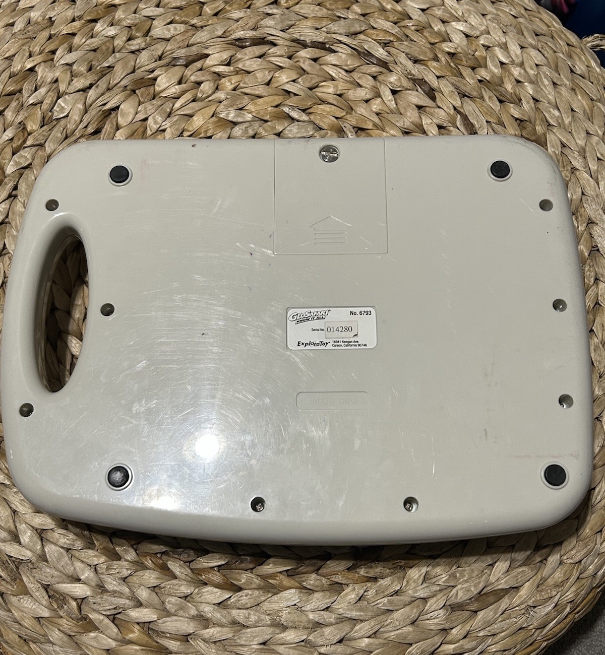 Geosafari Know It All Learning Laptop 53 Cards Tested EI-8540 See Pics