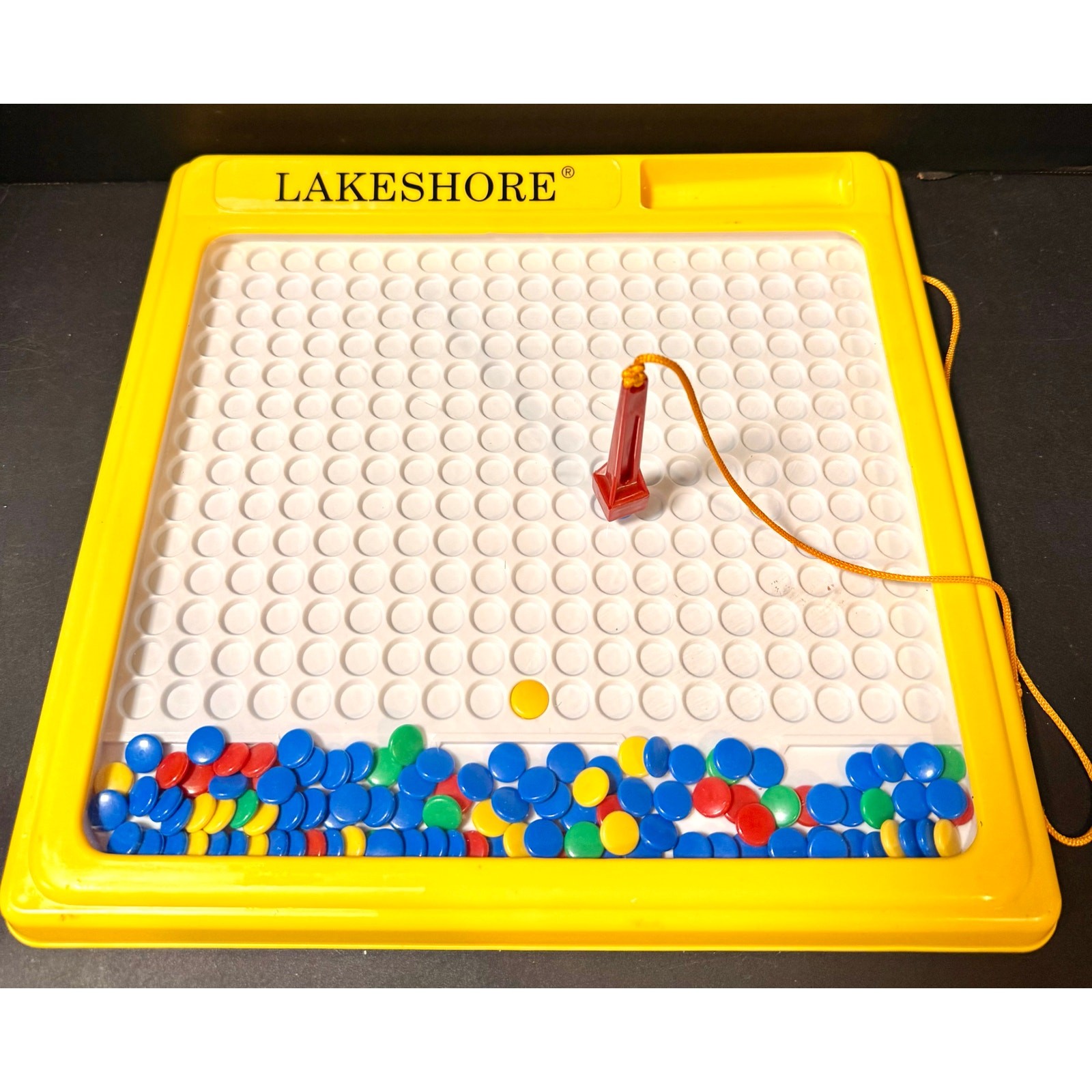 Lakeshore Magnetic Designer Board “Marbletick” game. Design Pattern maker