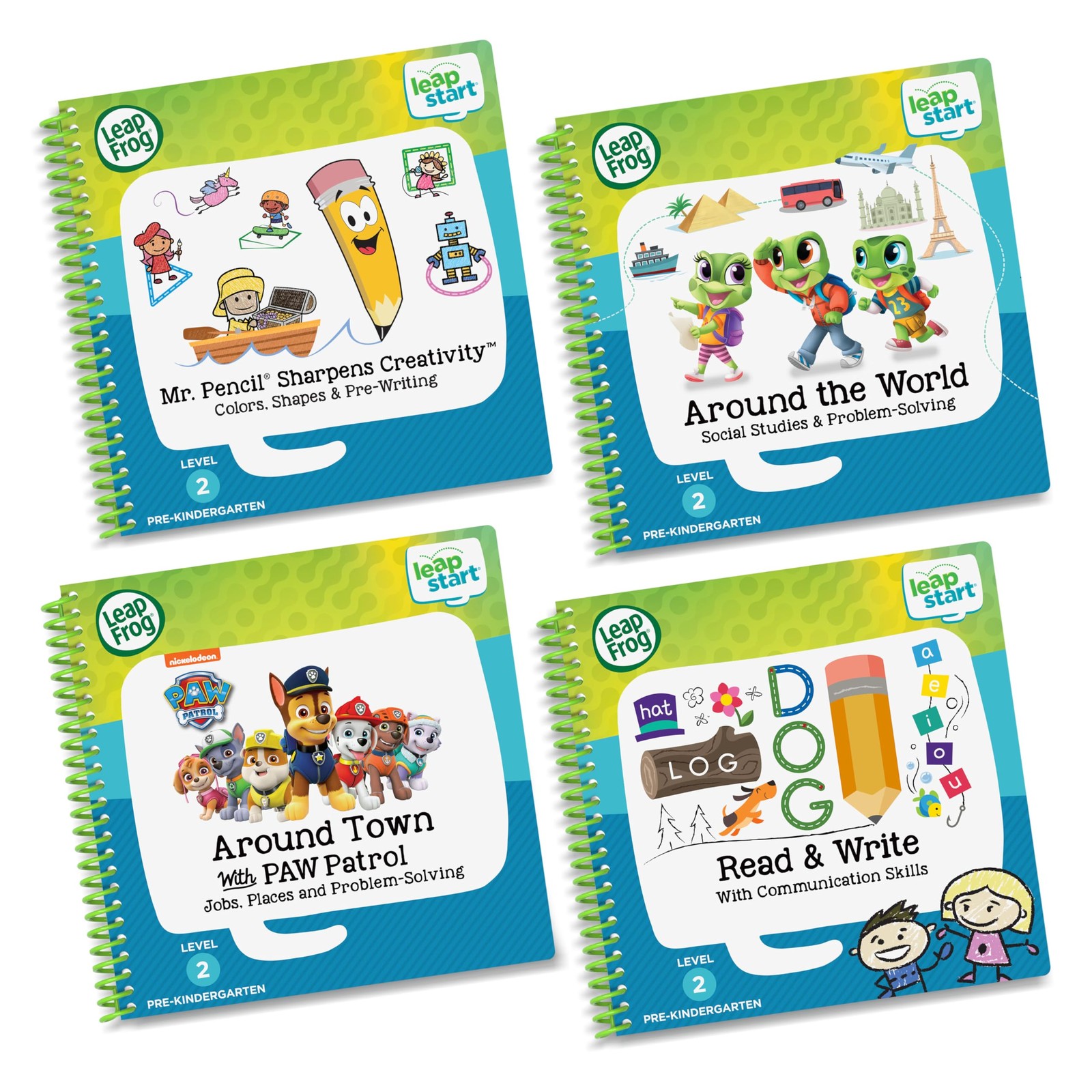 LeapFrog LeapStart Pre-K 4-Pack Medium, Pre-k Bundle