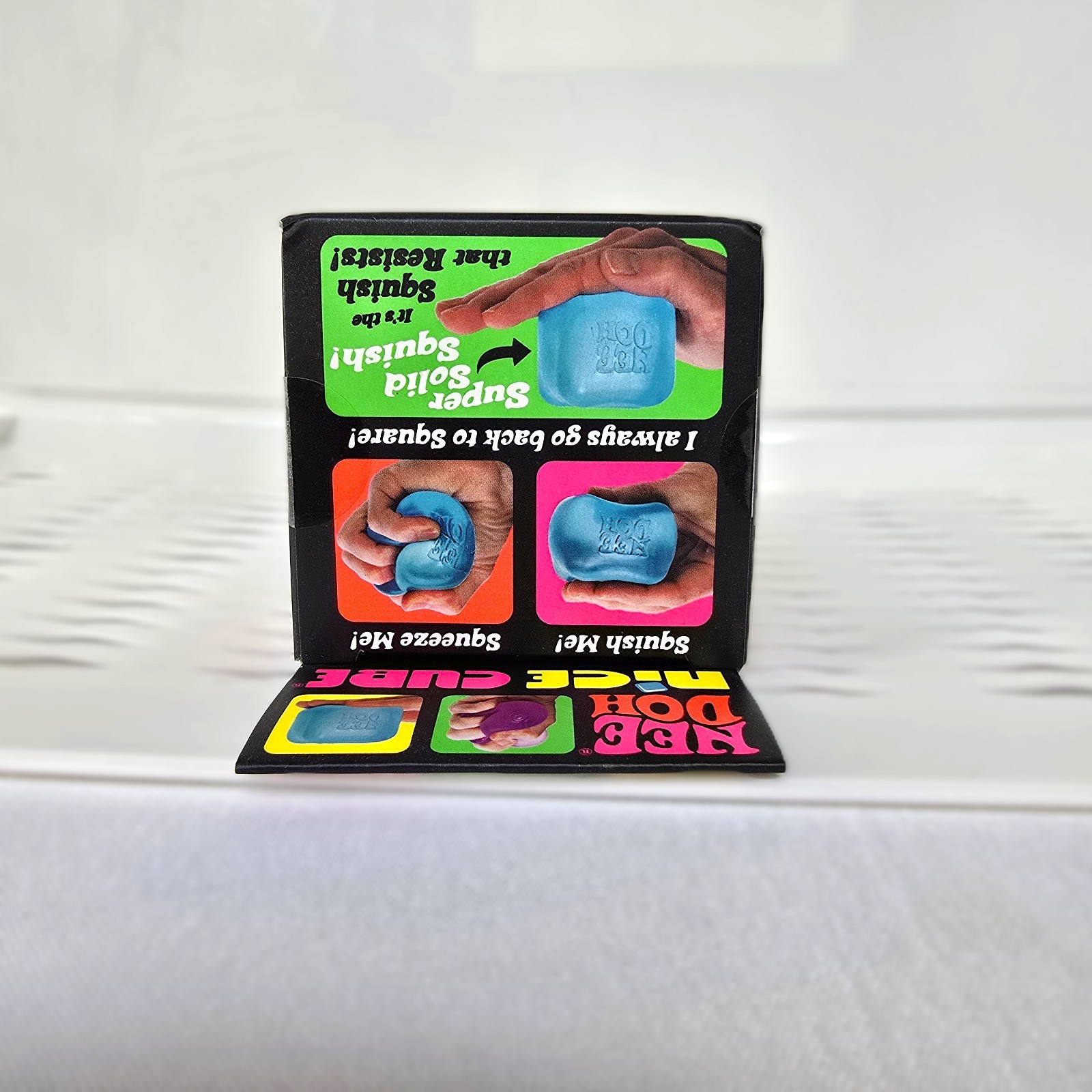 Authentic NeeDoh Nice Cube 🧊✨ Super Solid Squish Sensory Squeeze Toy 2.25″ NEW