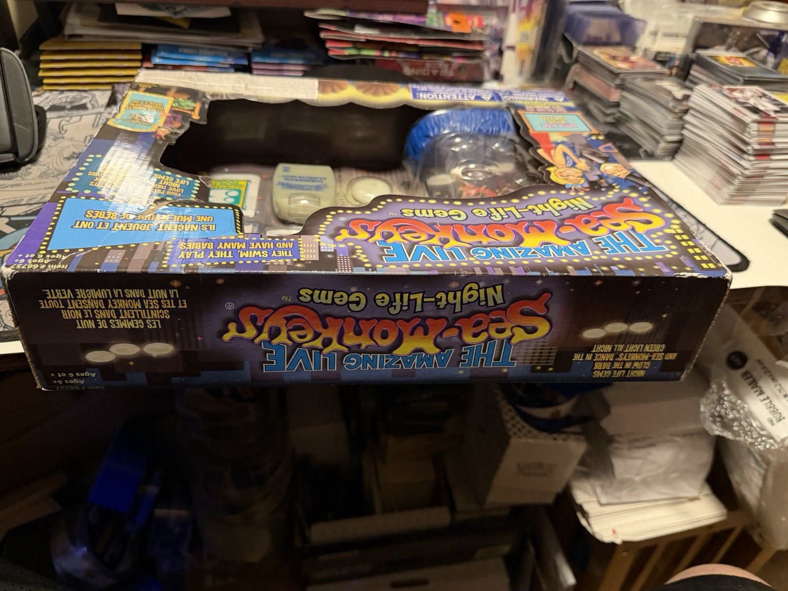 Rare NIB The Amazing Live SeaMonkeys NightLife Gems 2011 Glow In The Dark Sealed