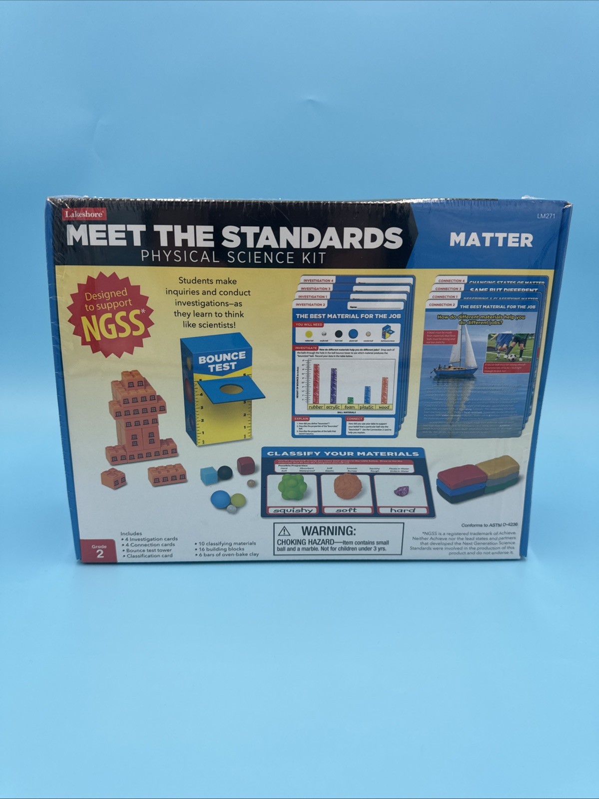 Lakeshore-Matter-Meet The Standards Physical Science Kit 2nd Grade New!! LM271