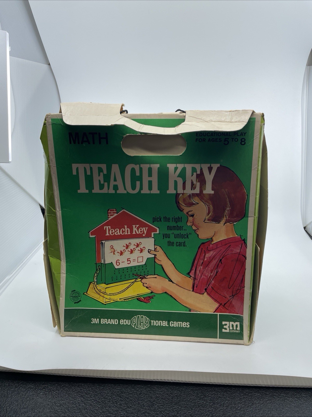 VTG 1967 3M Games TEACH KEY Math Educational Aid Complete 48 Cards