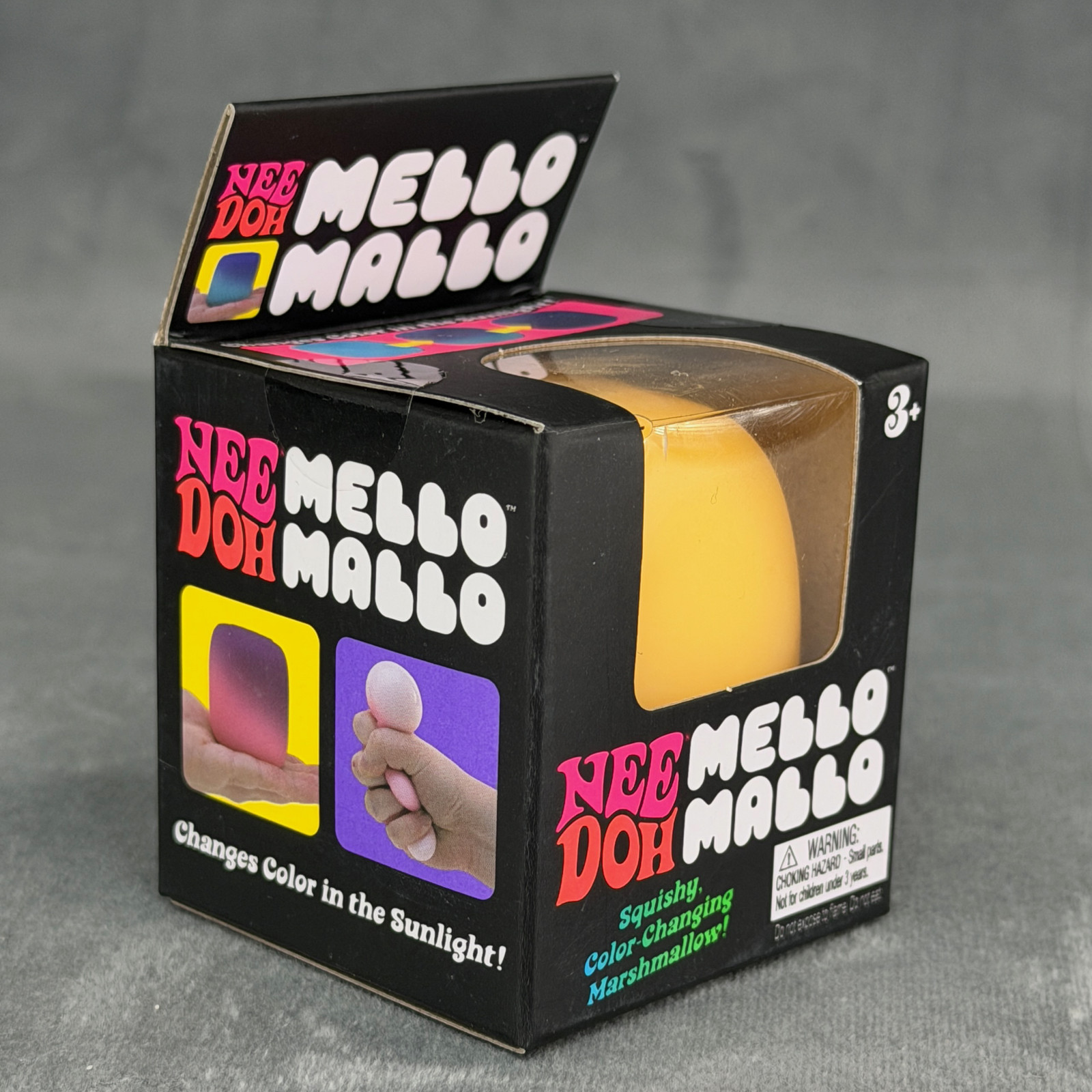 NeeDoh MELLO MALLO (YELLOW) VIRAL SQUISHY TOY! SCHYLLING / NEW / AUTHENTIC‼️