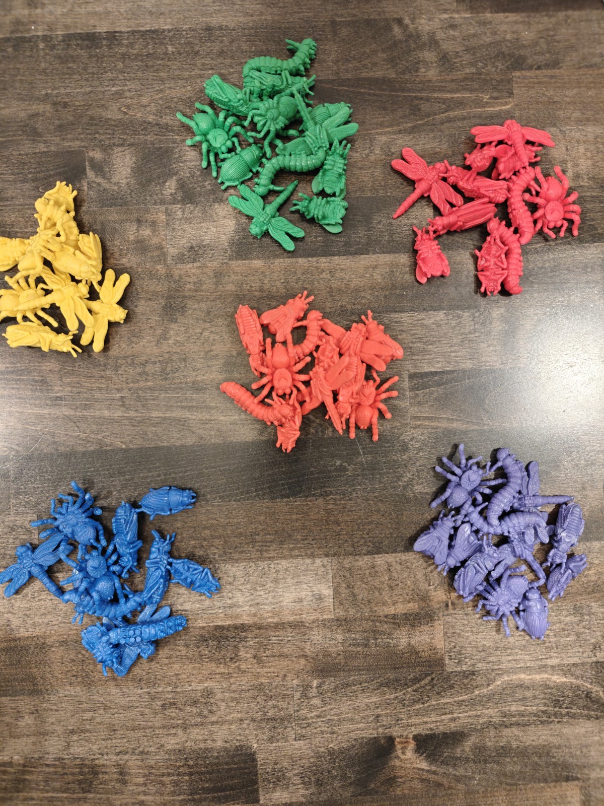 ELEMENTARY PRE-K COUNTERS BACKYARD BUGS EDUCATIONAL SORT COUNT, 69 Total
