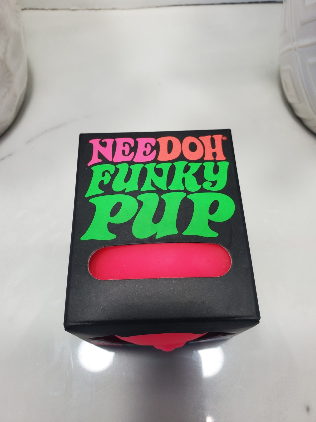 Nee Doh Funky Pup Squeeze Ball Super Squish Pink ✨ 100% Authentic 2026 ~ New