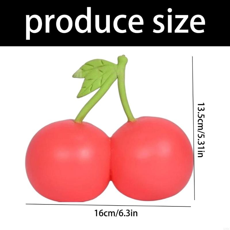 NEW Sunny Days Toymendous Cherries 5.5 in Squeezy Squishy Cherry Toy Rare Viral