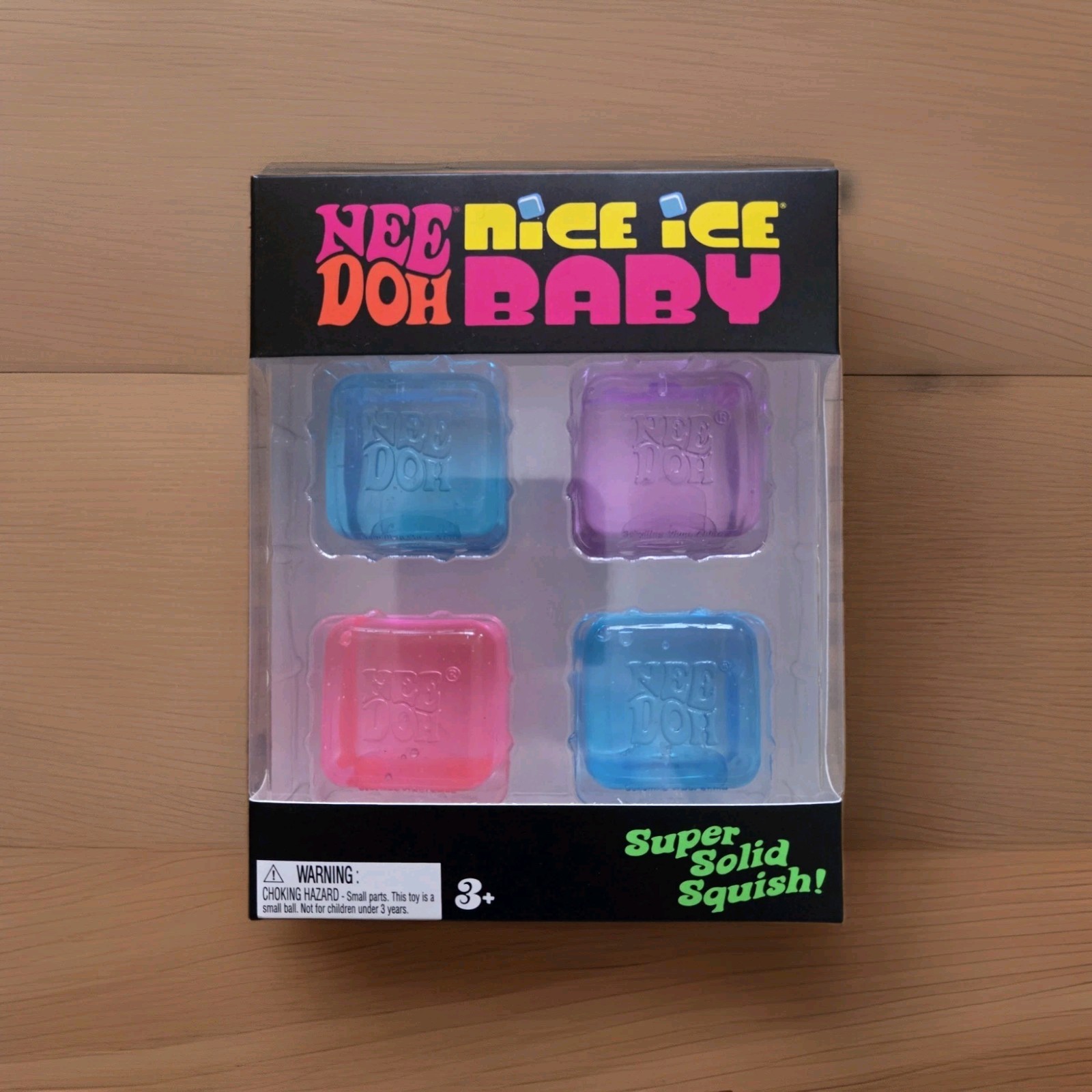 Needoh Nice Ice Baby Bundle (Mini Nice Cubes) 4 Pack Brand New
