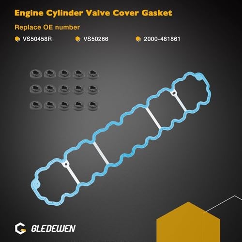 Engine Cylinder Headgasket Set with Valve Cover Gasket, Compatible with