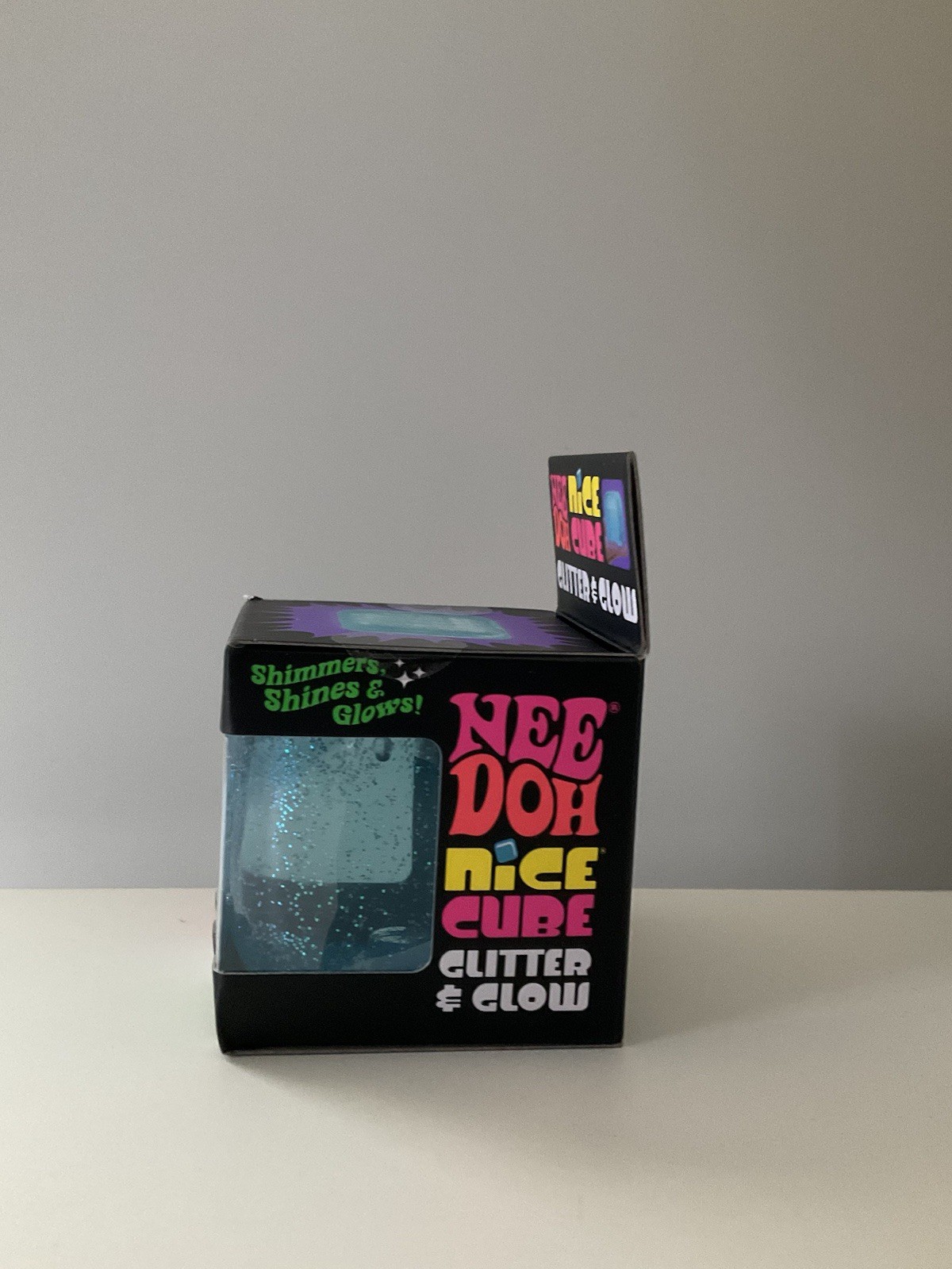 Blue Needoh Glitter Nice Cube
