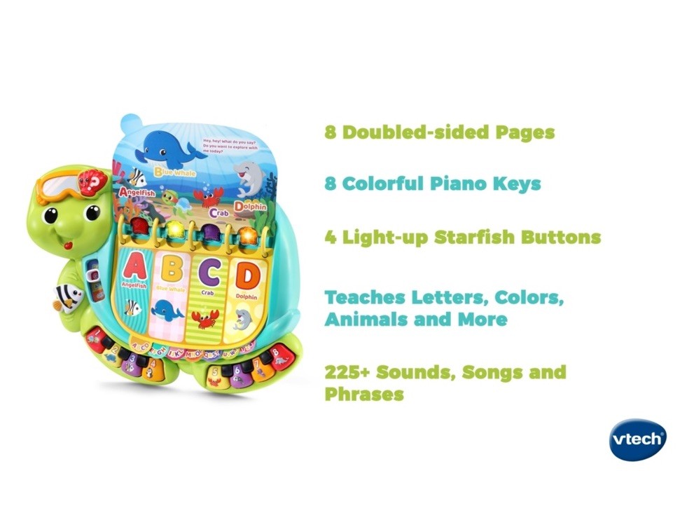 VTech Touch & Teach Sea Turtle Educational Toy Book
