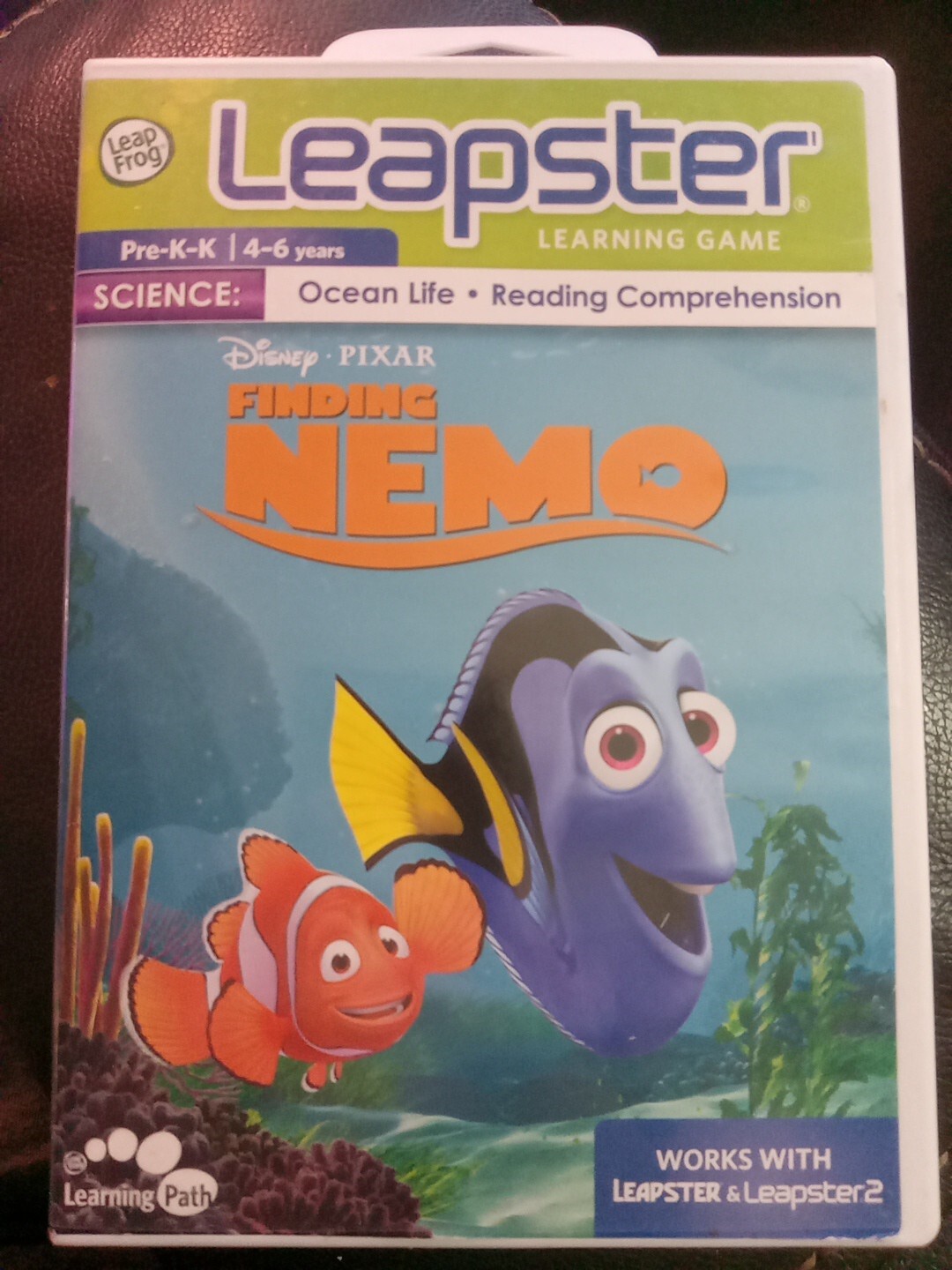 Leapster LeapFrog Learning Games – Finding Nemo – Disney Pixar