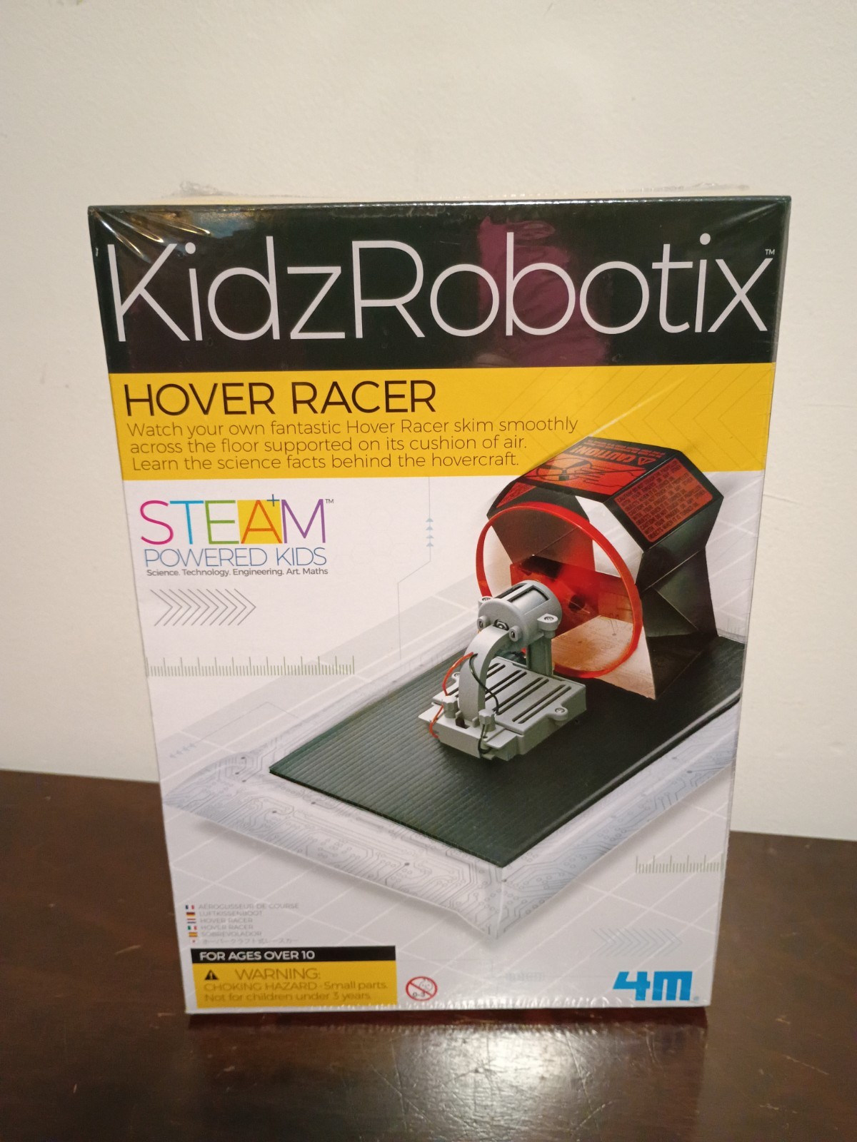 KIDZ ROBOTIX HOVER RACER 4M 2019 JE608831 STEAM Powered Kids New SEALED