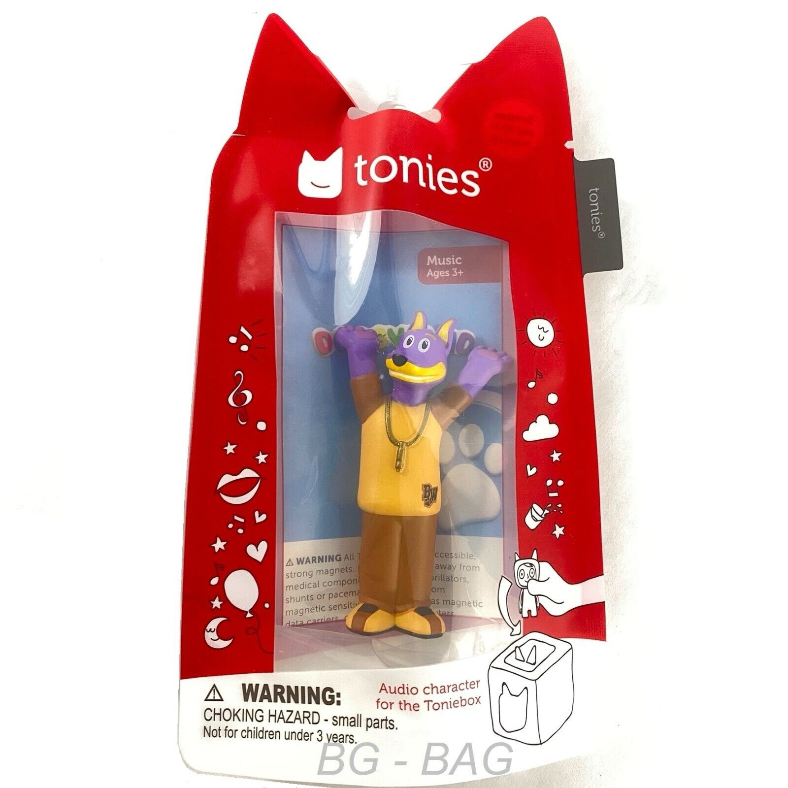 Tonies BOW WIZZLE Audio Play Character DOGGYLAND Snoop Dog For Toniebox IN HAND