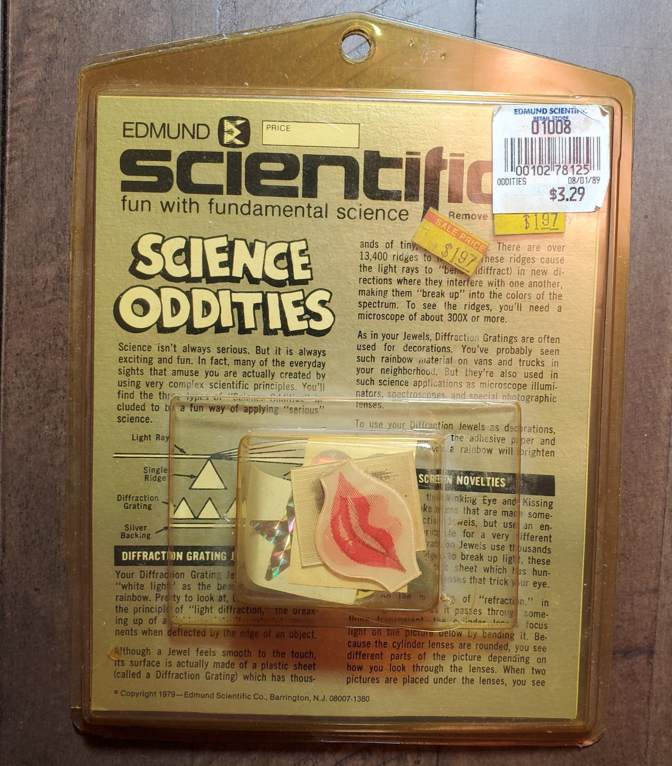 Edmund Scientifics Science Oddities Fun With Fundamental Science Kit Vtg 1979