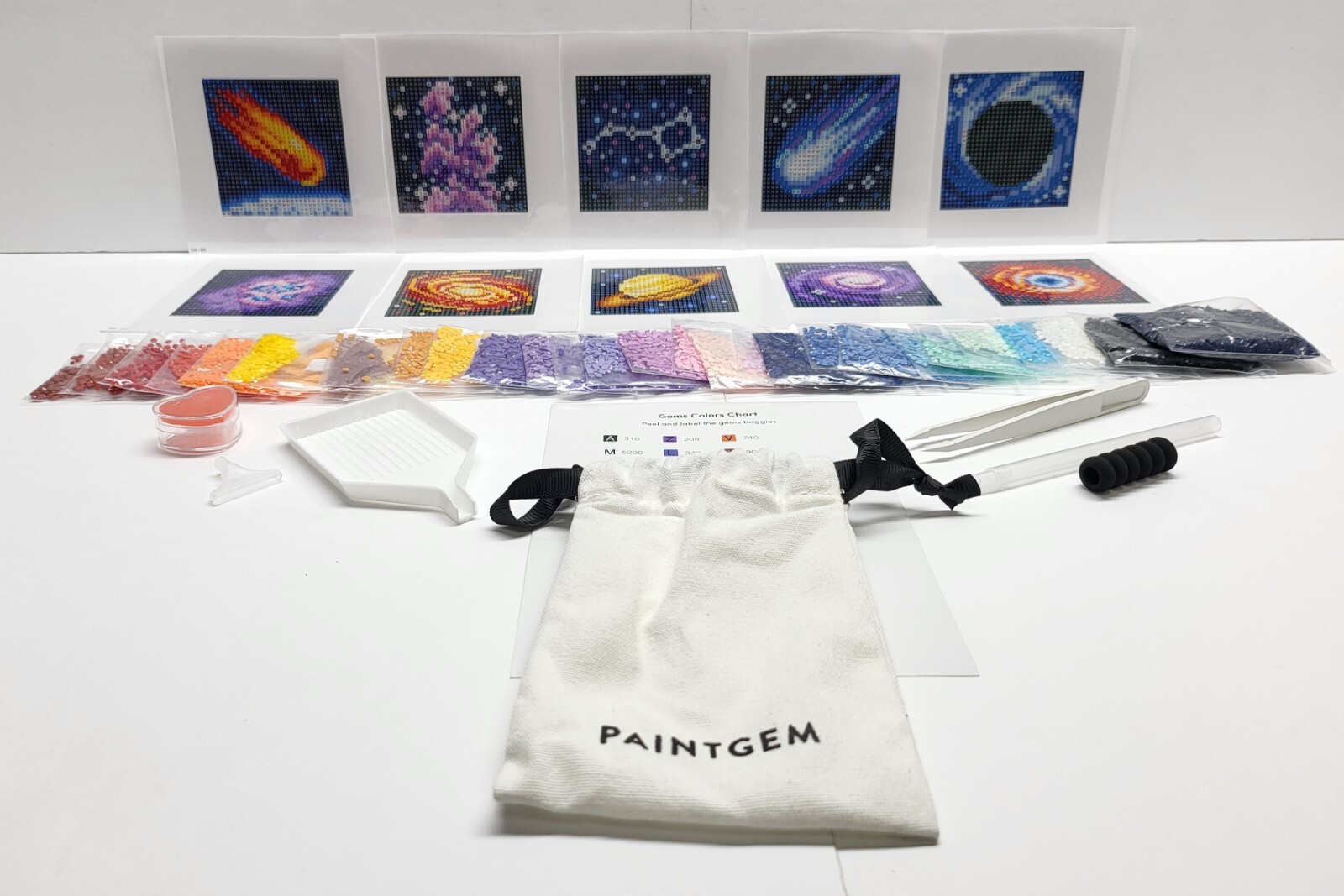 PaintGem SPACE EDITION Diamond Painting Kit – 10 Designs – PGN-MINI-04 **NEW**