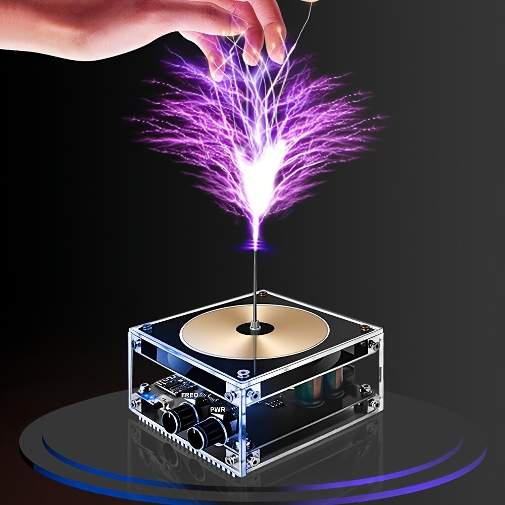 High-Resolution Stereo Tesla Coil Speaker – Lighting Effects