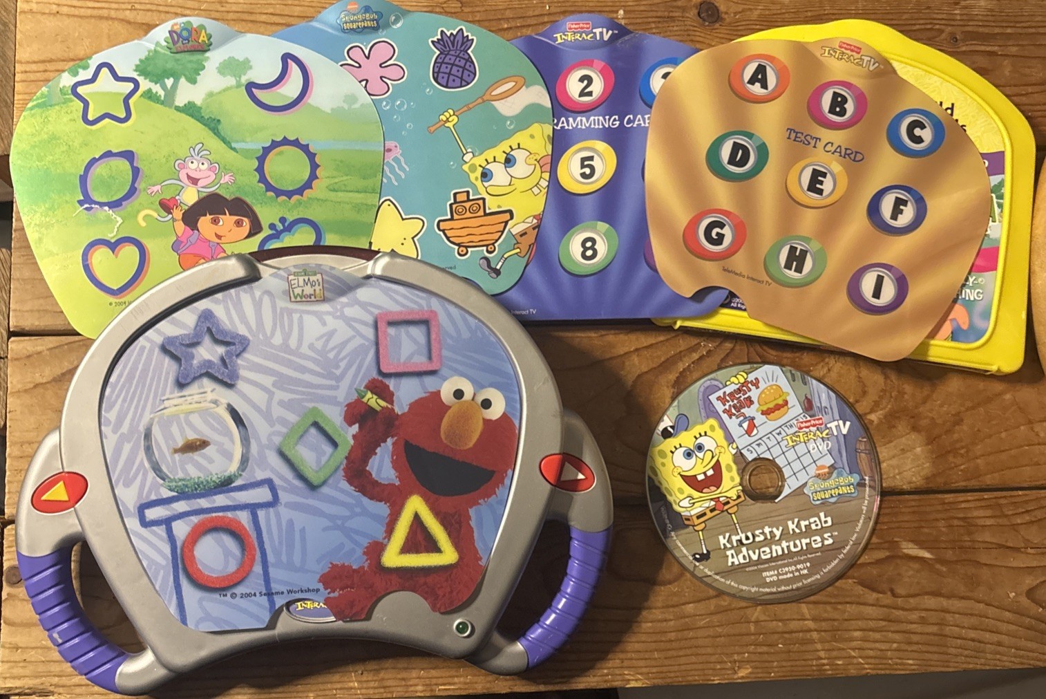 Fisher-Price InteracTV DVD Learning System Lot READ
