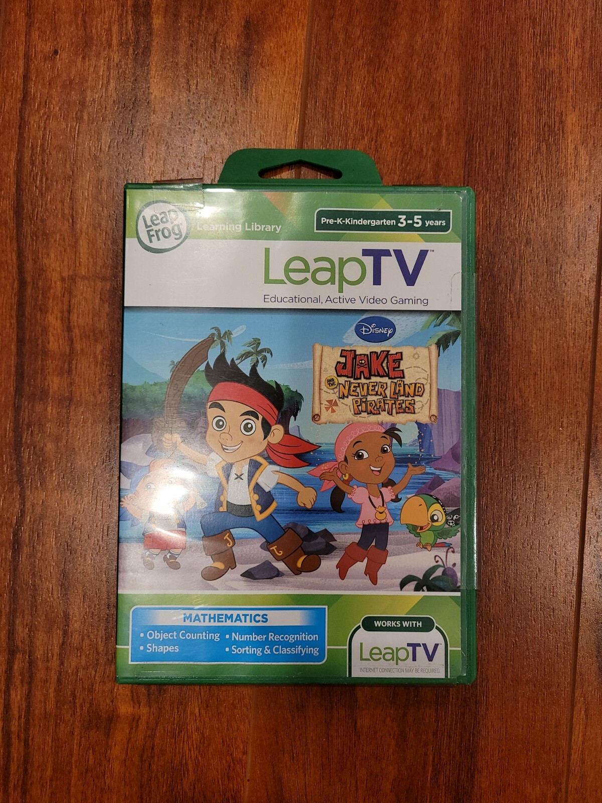 LeapFrog Leap TV Jake and the Never Land Pirates Educational Video Game – Math