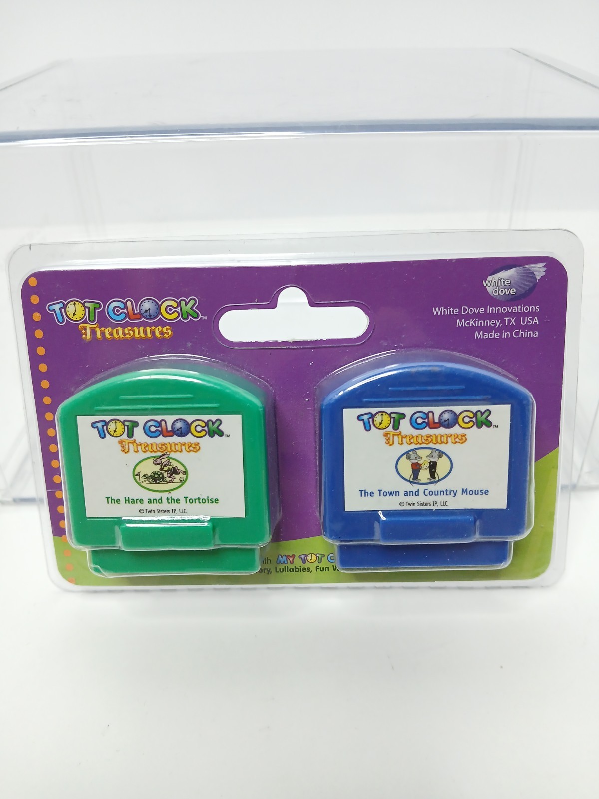 Set of 2 Tot Clock Treasure Story Cartridges 2 Pack Brand New