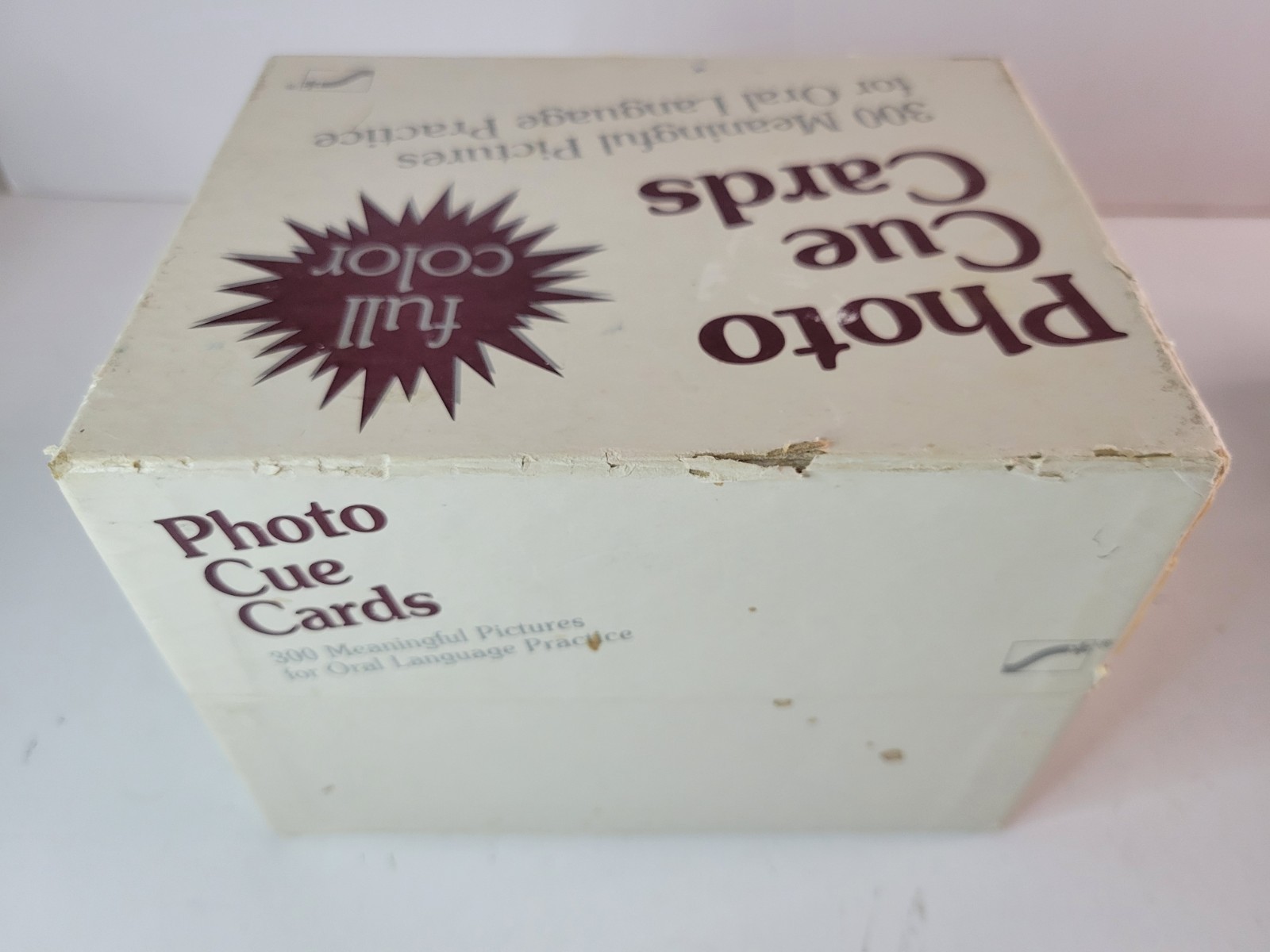 Photo Cue Cards 300 Full Color Language Practice Communication Skill Builders