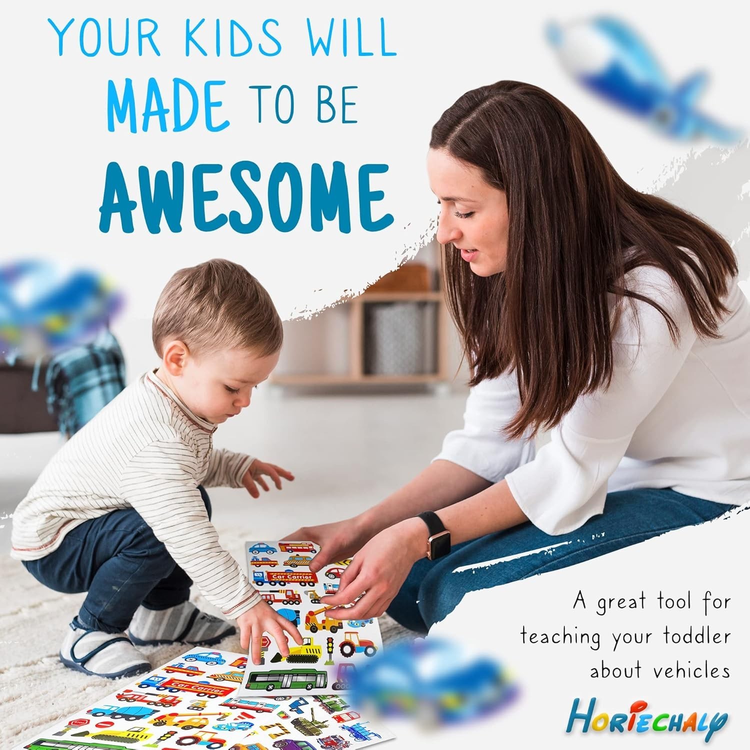 Transportation Stickers for Kids, Teaching Aids for School and Home, Rewards …