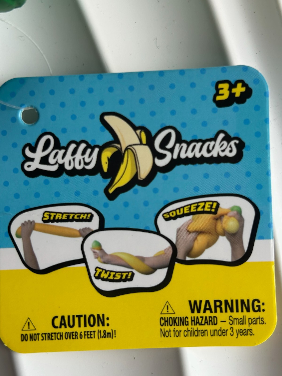 Laffy Snacks Jumbo Squeezy Banana Viral Squishy Novelty Sensory Fidget Toy New
