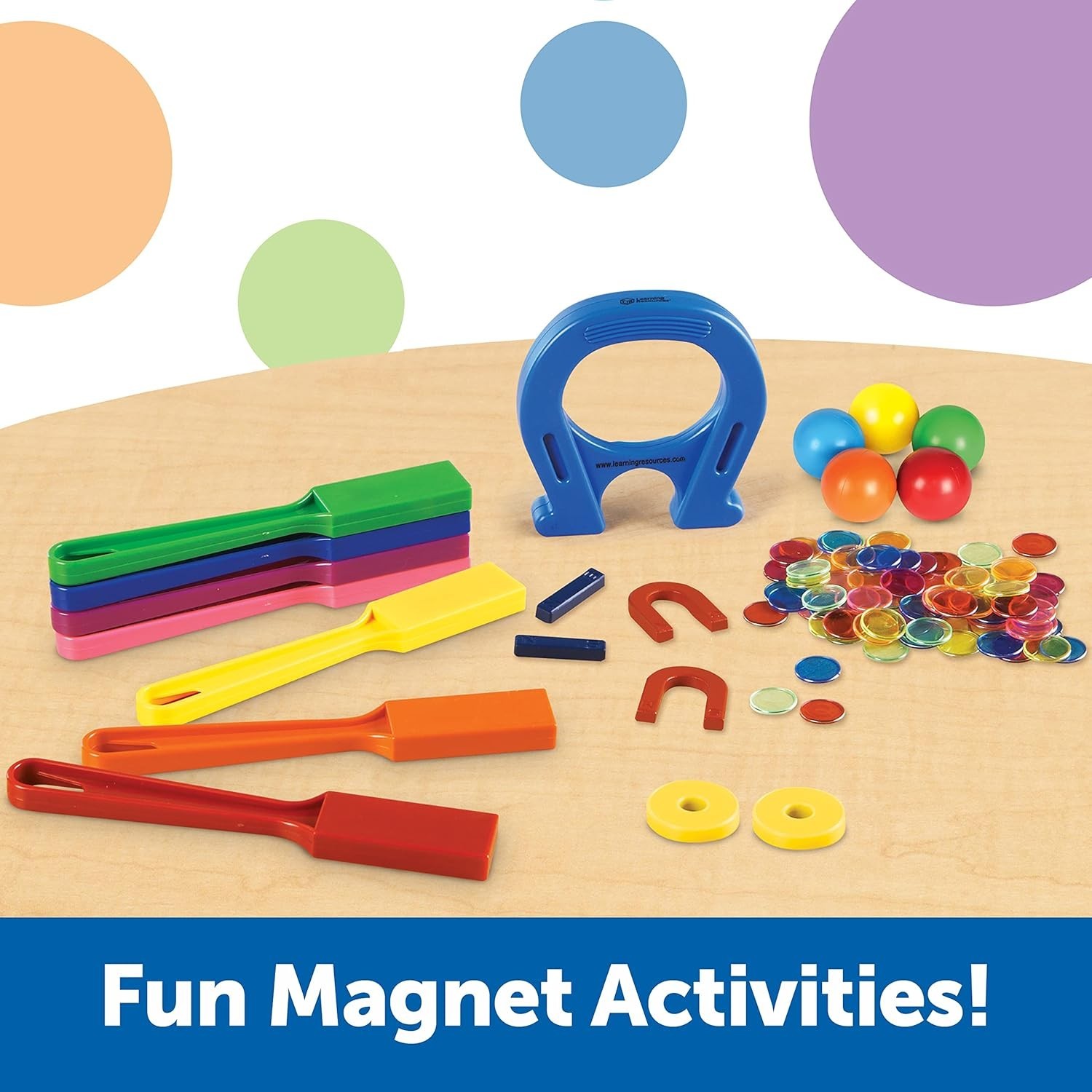 Hands-On Science Magnet Kit, 119 Pieces to Enhance Problem Solving Skills