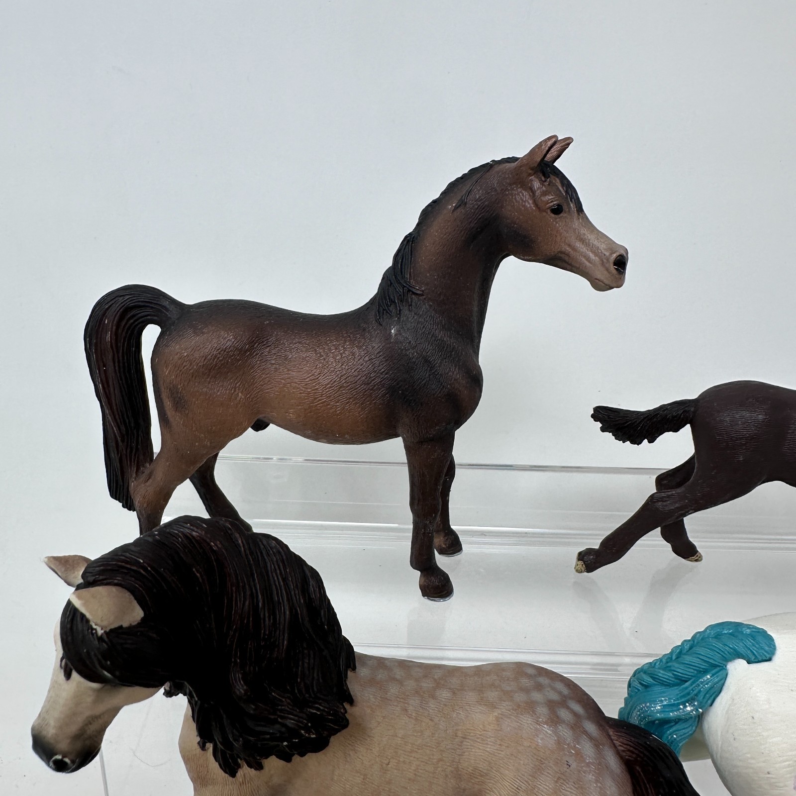 Schleich Horse Figures Lot Unicorn Foal Mare Stallion Pony Figurines Set of 8