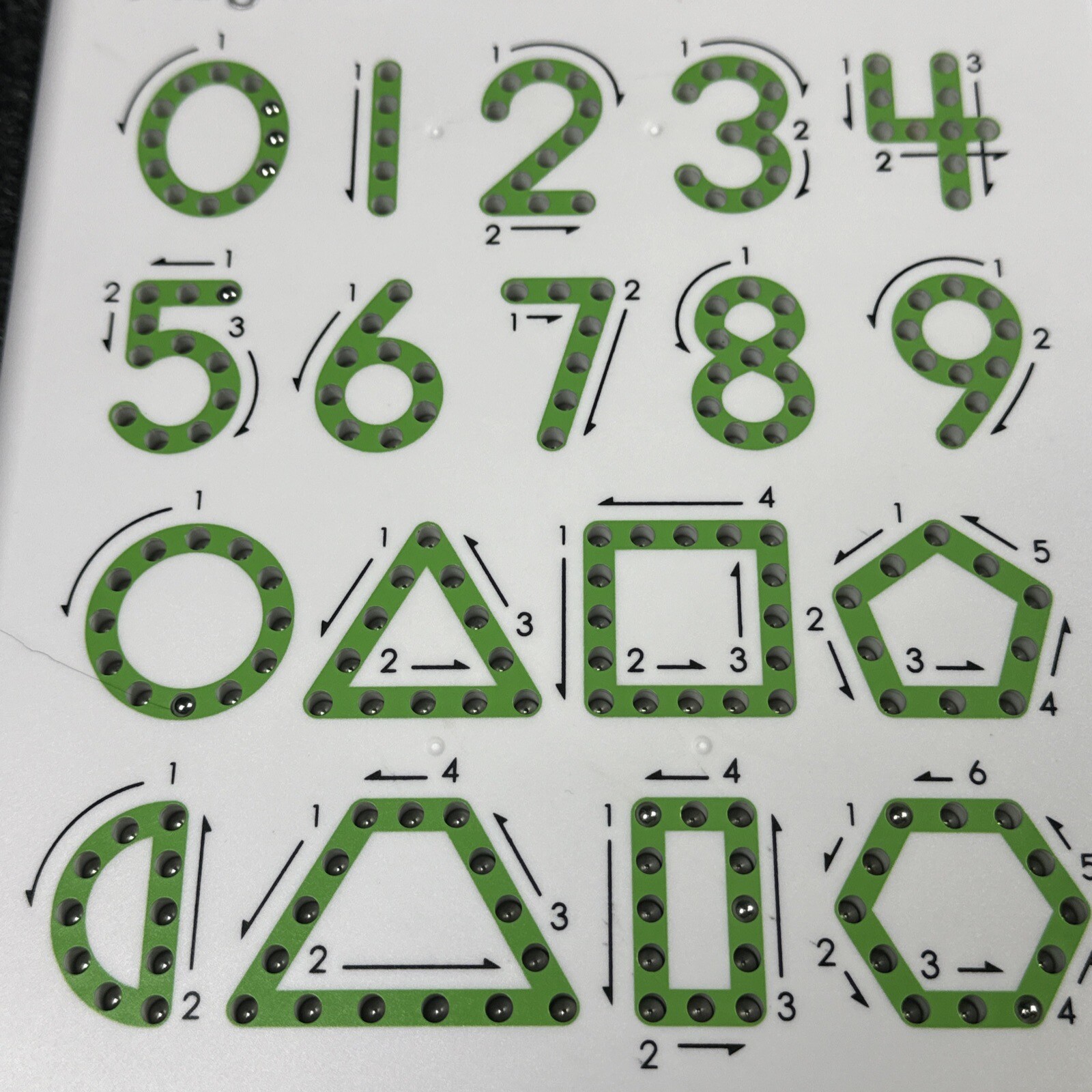 Magnatab Numbers & Shapes Sensory Learning 3+ Magnetic Stylus Play Monster Kids