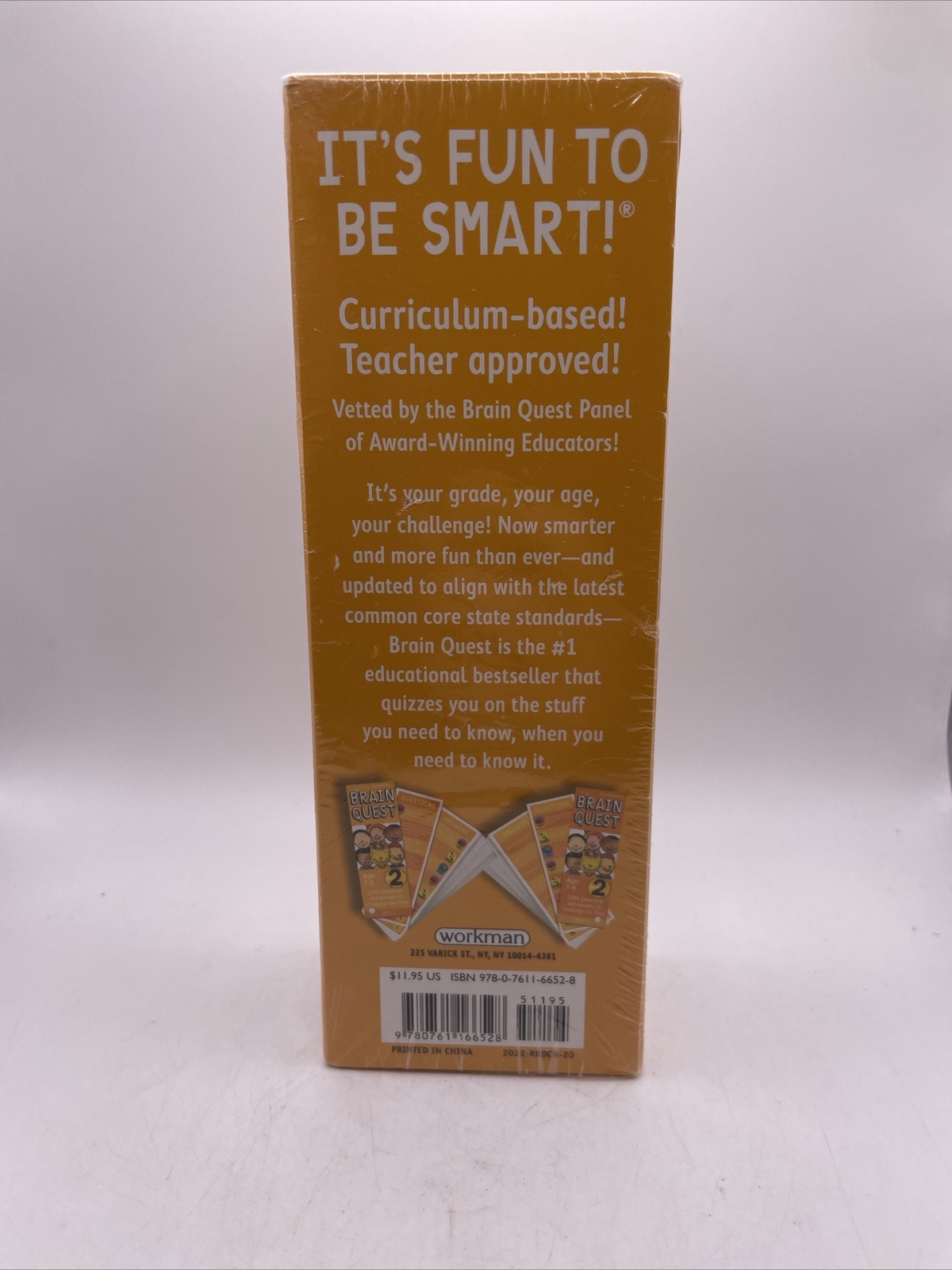 BRAIN QUEST CARDS 2nd Grade 1000 Q&A to Challenges the Mind Ages 7-8