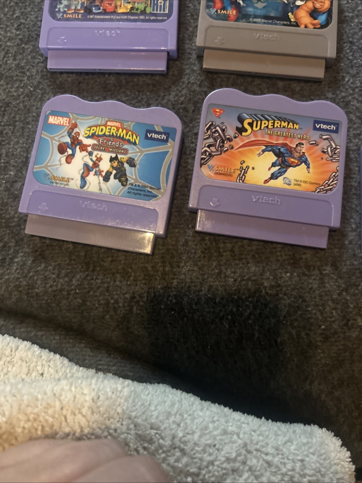 Lot Of 14 VTech V.Smile Learning System Game Cartridges Untested- Marvel Disney