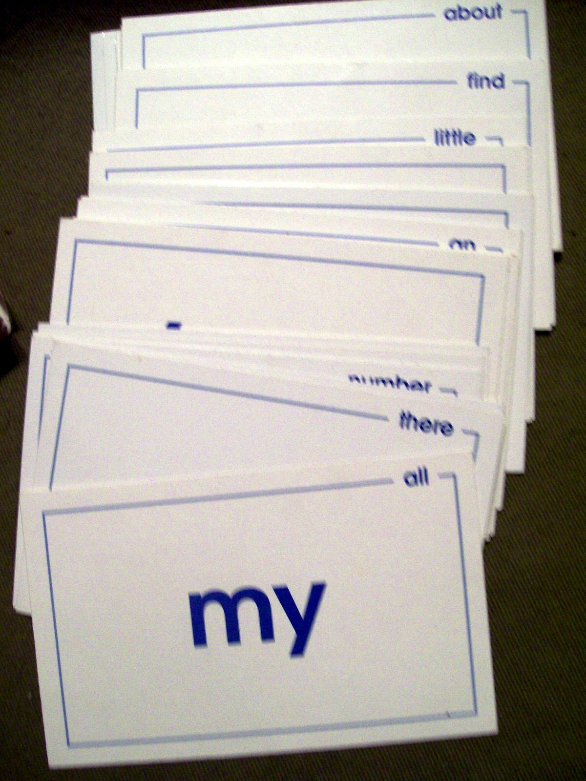 School Zone Beginning Sight Words Flash Cards Ages 5 and Up